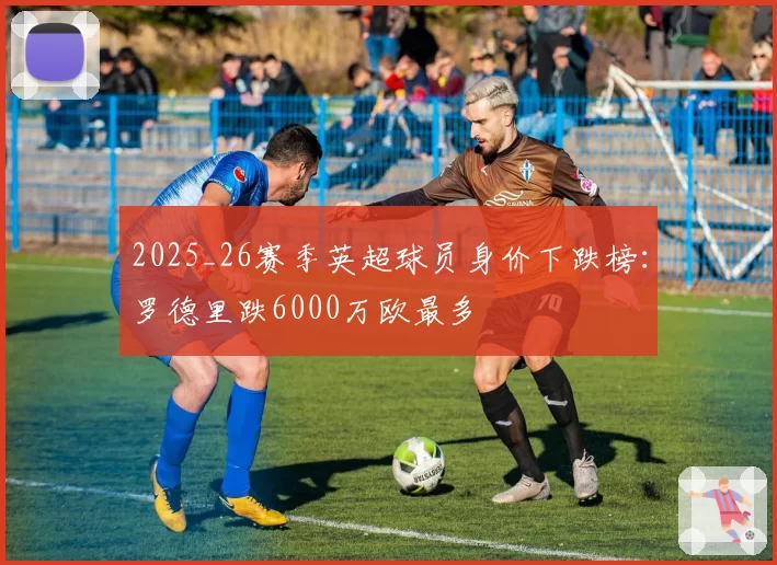 2025_26赛季英超球员身价下跌榜：罗德里跌6000万欧最多